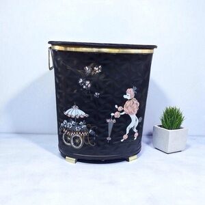 RARE Poodle Hamper, 1955 Harper Ransburg,24.5 In Tall,21.5 In Wide,12 In Deep